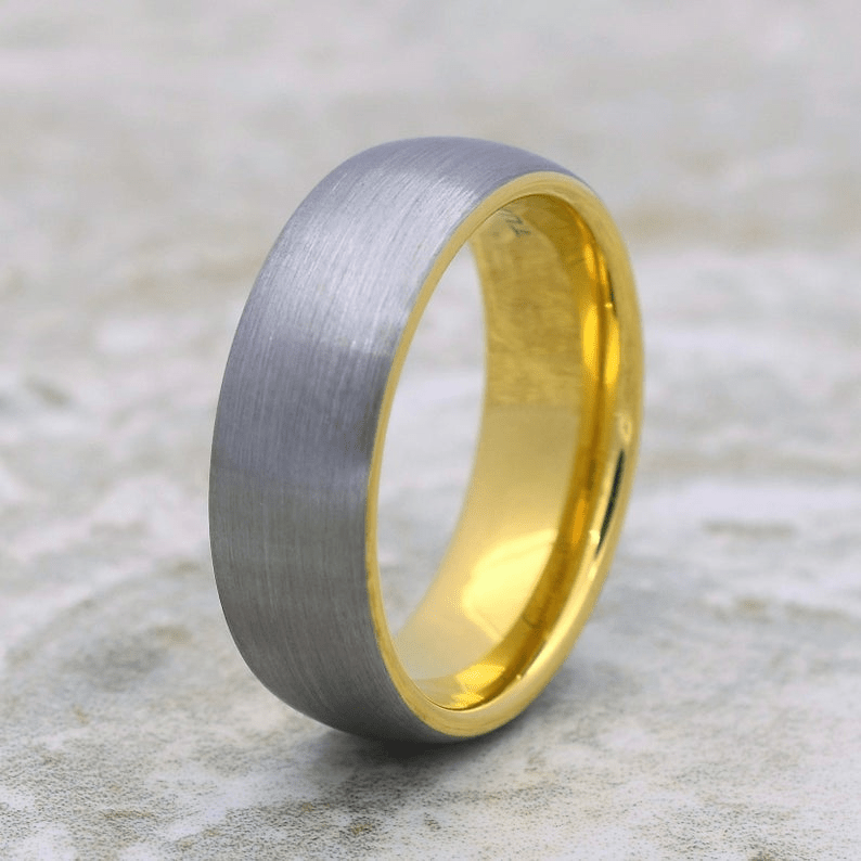 Men Tungsten Wedding Band