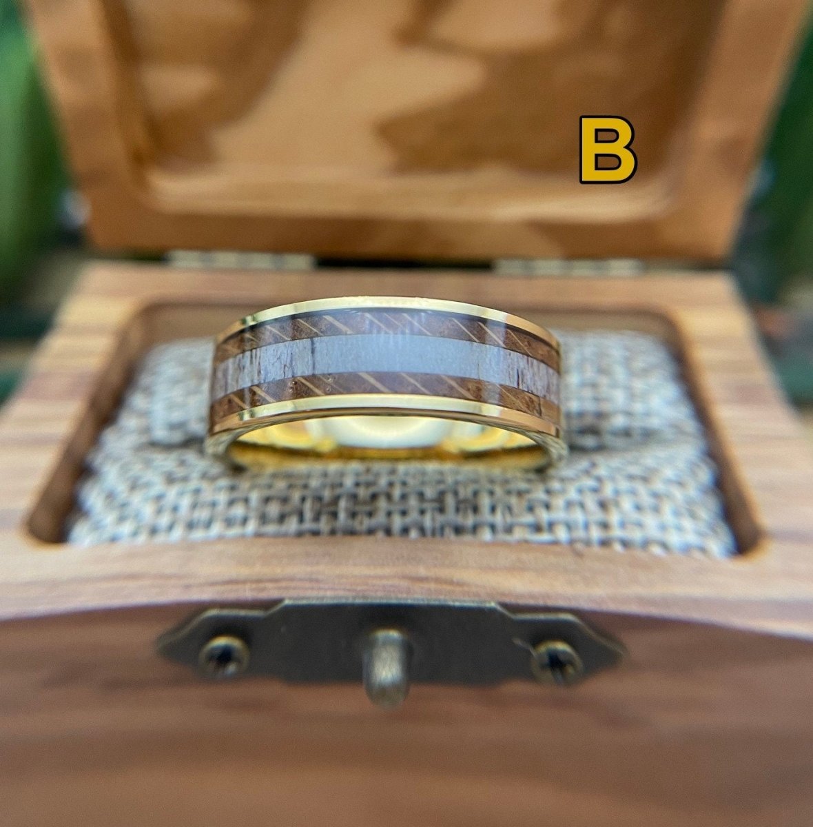 Men's Deer Antler Ring Collection