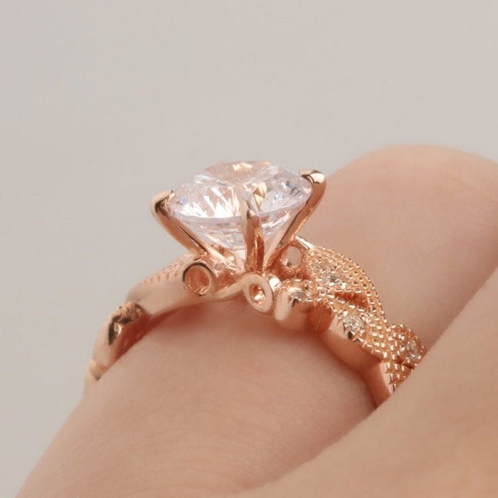 Moissanite Engagement Ring