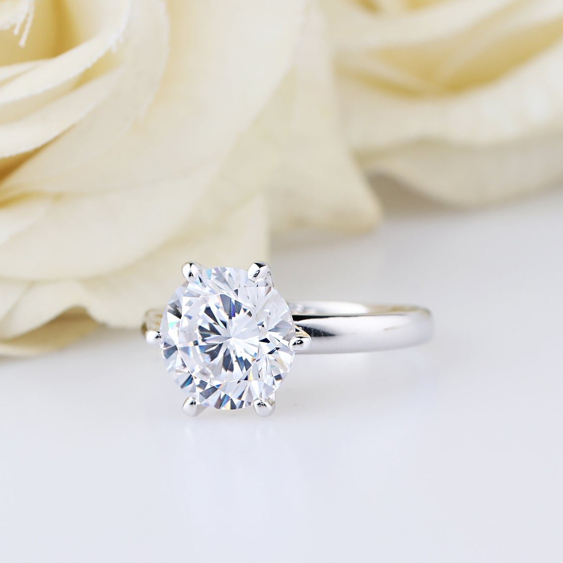 5 carat moissanitering