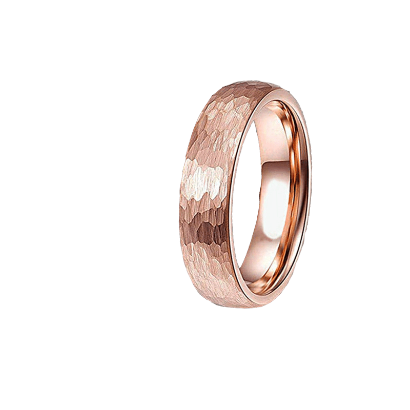 Women Tungsten Band Rose Gold