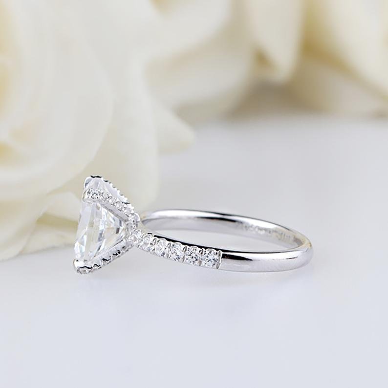 Moissanite Engagement Ring