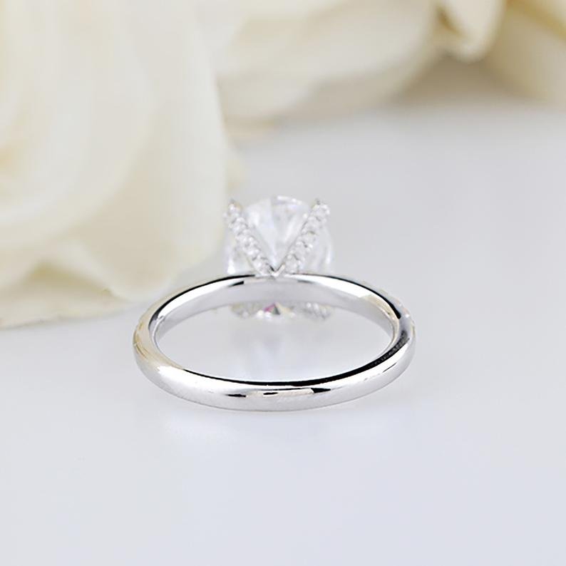 Moissanite Engagement Ring