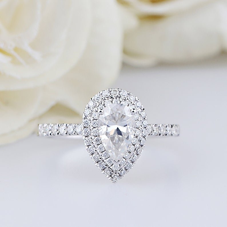 Moissanite Engagement Ring