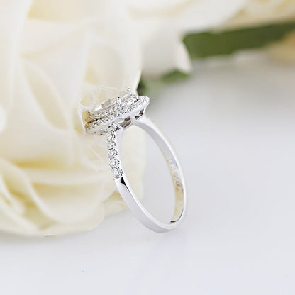 Moissanite Engagement Ring