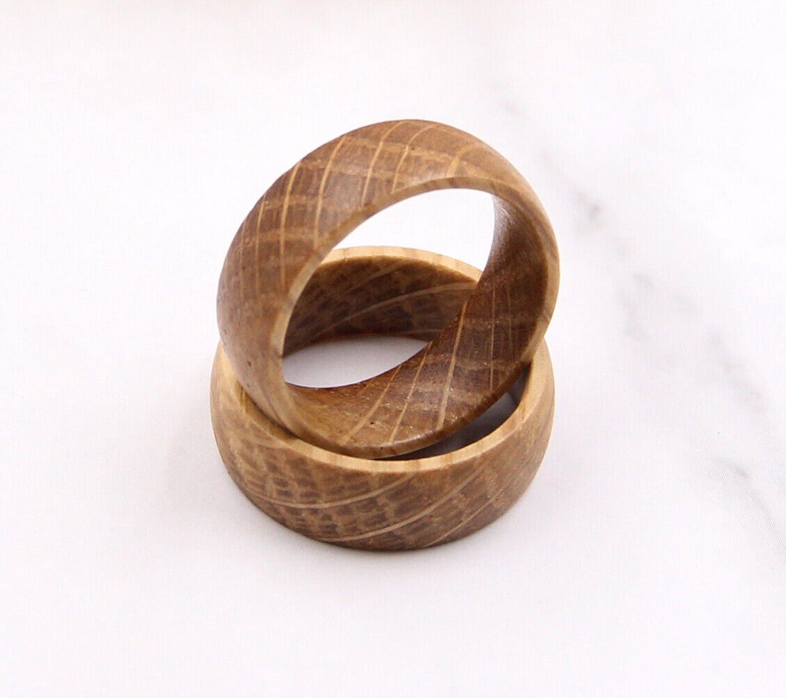 Bourbon Band - Solid Bourbon Barrel Whiskey Wood Ring