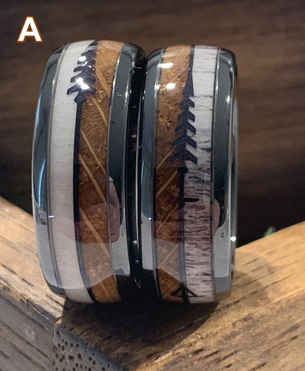 Men's Whiskey Barrel Ring Collection