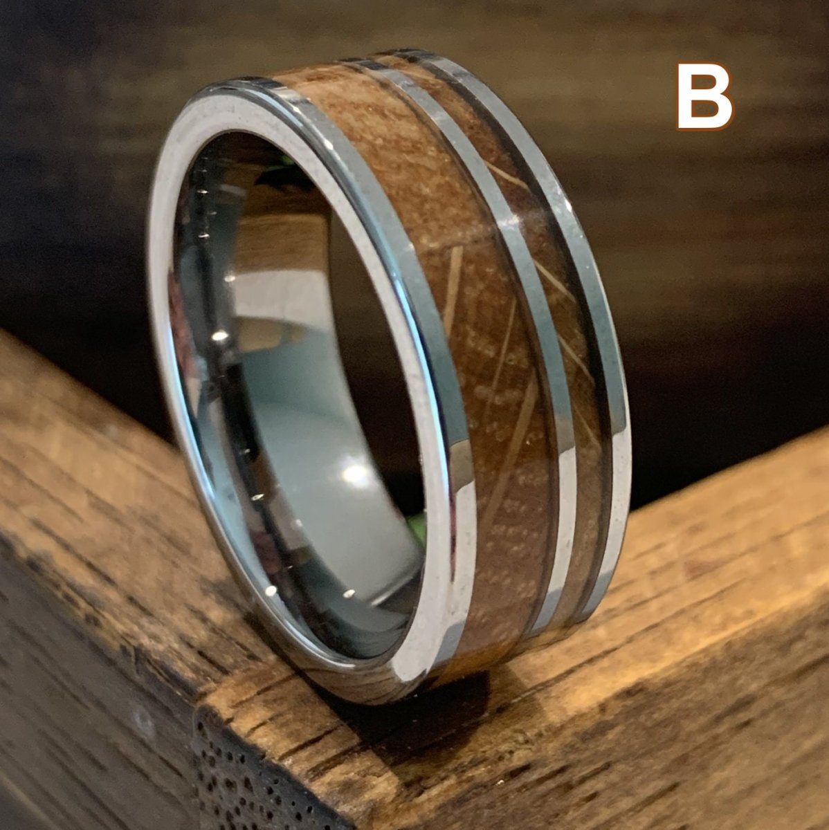 Men's Whiskey Barrel Ring Collection