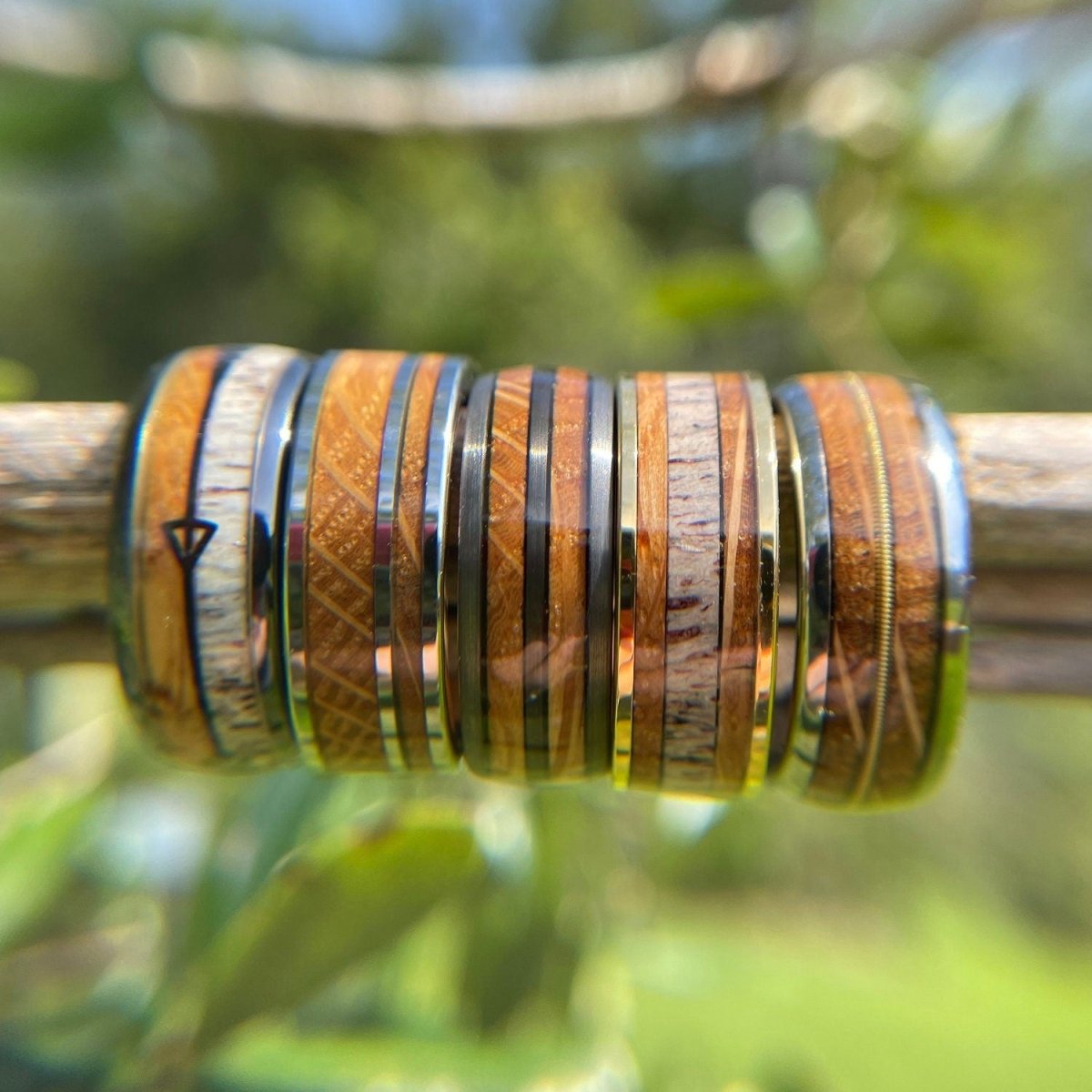 Men's Whiskey Barrel Ring Collection