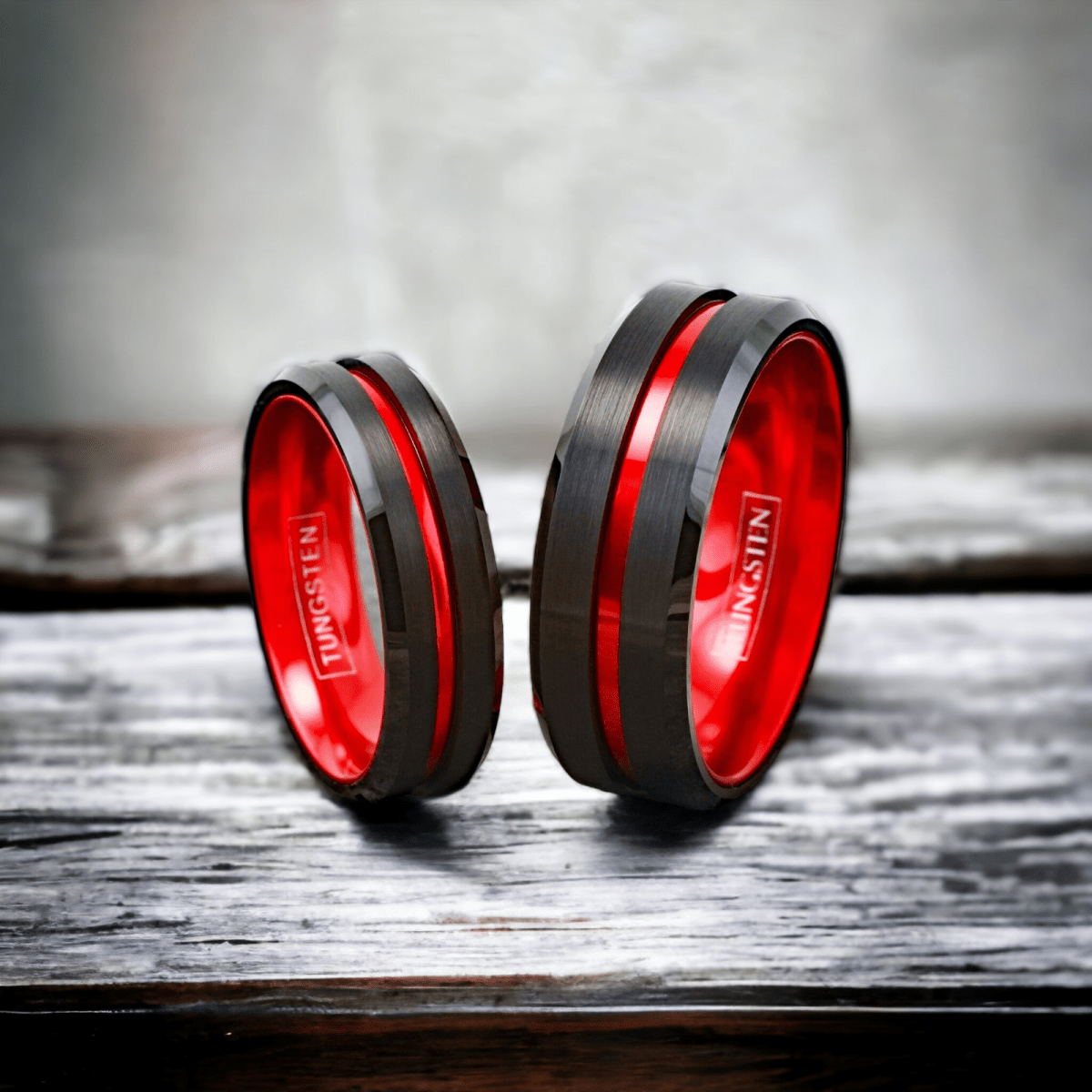 Red line on sale wedding band