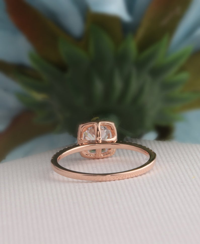 Moissanite Engagement Ring