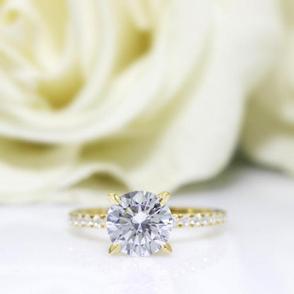 Moissanite Engagement Ring