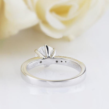 Moissanite Engagement Ring