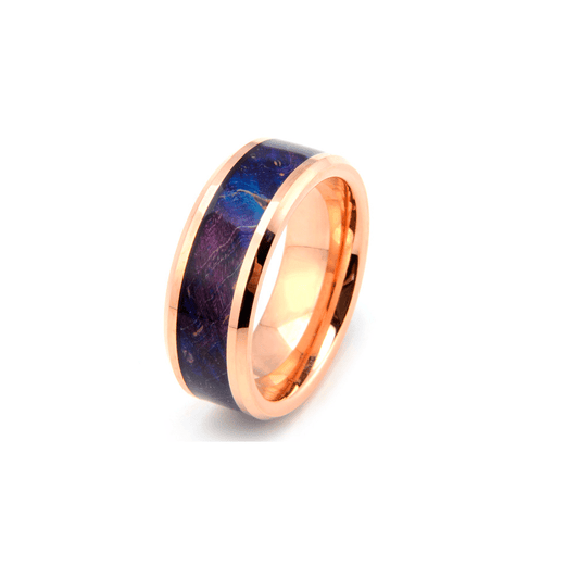 Professor Woodwork - Tungsten Elder Wood Wedding Band