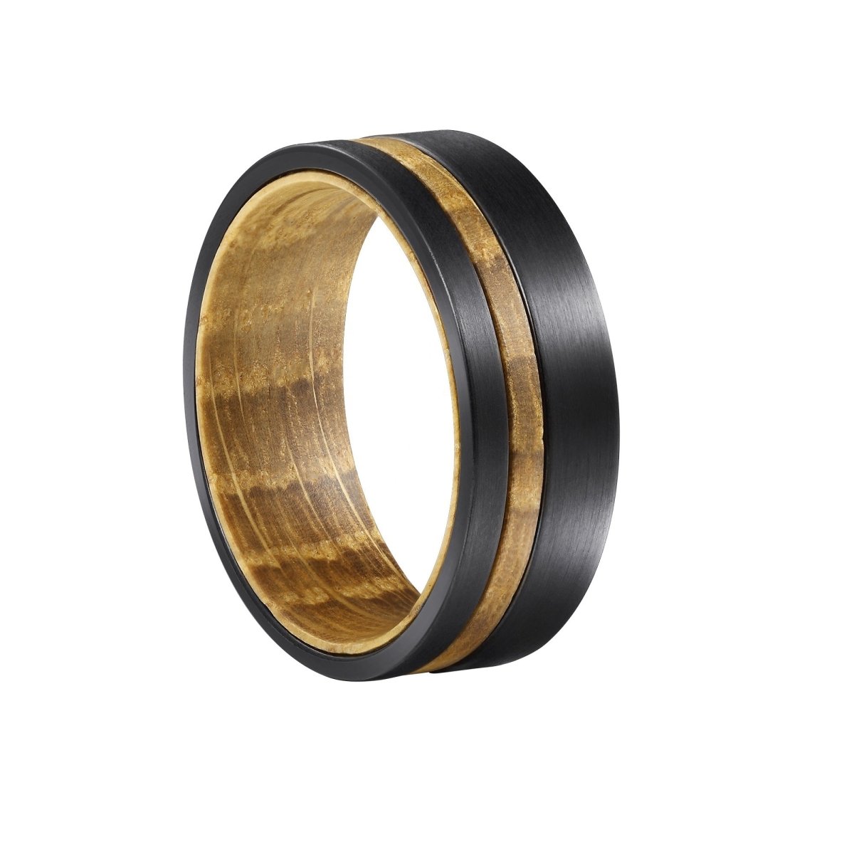 Barrel O Black - Black Tungsten Whiskey Barrel Ring